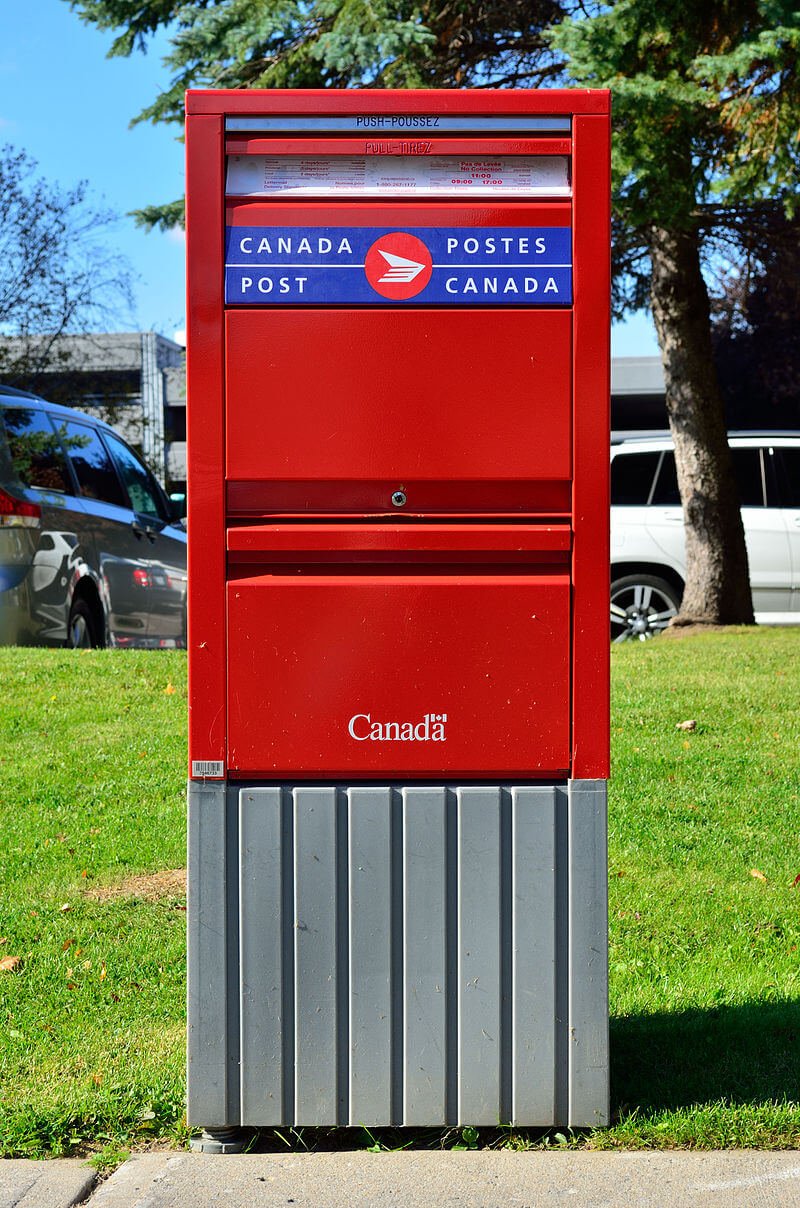 canada post mailbox key return